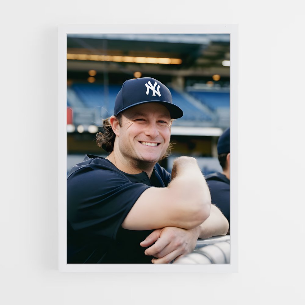 Poster Gerrit de cole – affiche Baseball (vue 3)